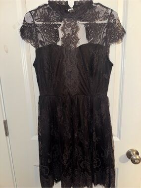 Women’s Black Lace Cocktail Dress